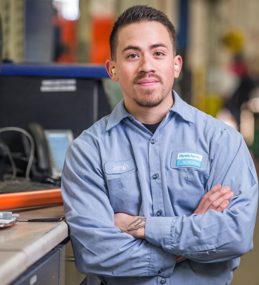 <p><strong>Jerah Perez</strong><br />Extrusion Lead Operator, North Salt Lake City, UT</p>